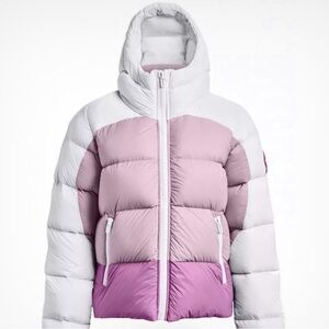Under Armour Women's Pink and White Ski Jacket